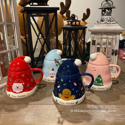 เซ็ทแก้วคริสต์มาส 4 ใบ