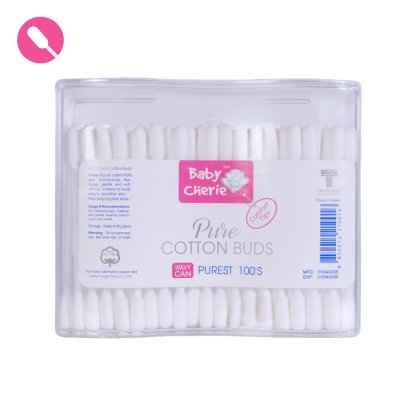 Cotton Bud 100 pcs (Comfort Tip) / PP Wavy Can