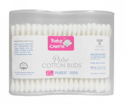 Cotton Bud  Wavy Can 100 pcs