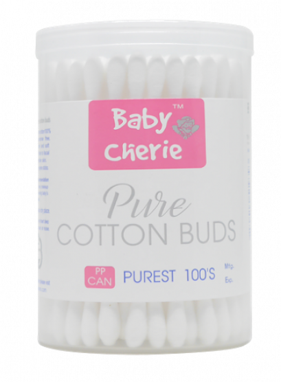 Cotton Bud Round Can 100 pcs