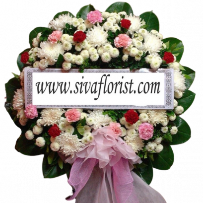 พวงหรีดดอกไม้ ราคา 1000บาท