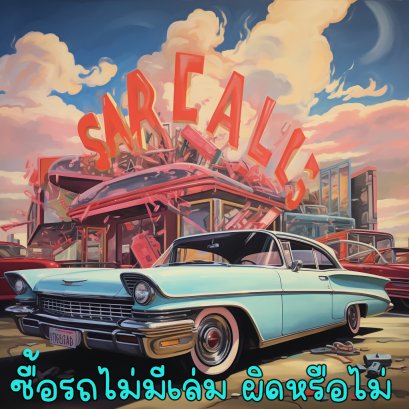 ซื้อรถไม่มีเล่ม มีความผิดอย่างไร