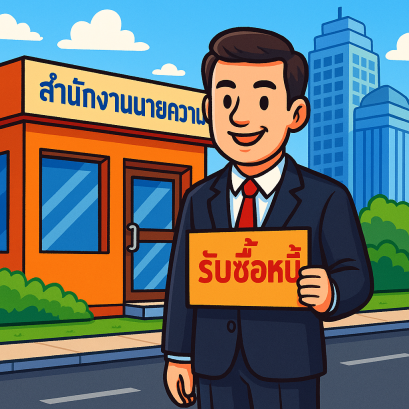 ทนายรับซื้อหนี้จากบุคคลทั่วไป | ทนายนิธิพล ที่ปรึกษากฎหมาย