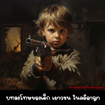 บทลงโทษของเด็ก เยาวชน ในคดีอาญา