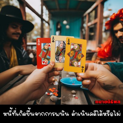 หนี้ที่เกิดขึ้นจากการพนัน ไม่สามารถดำเนินคดีทางกฎหมายใช่หรือไม่