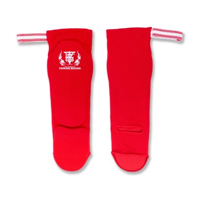 TOPKING RED ELASTIC SHIN PADS