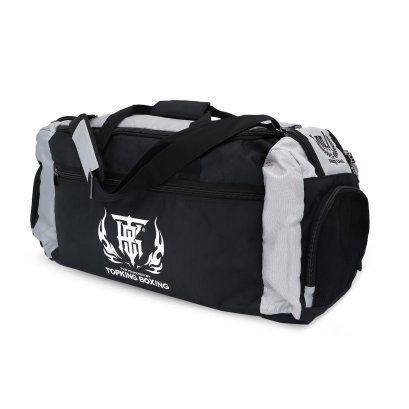 TOPKING BLACK GREY GYM BAG 01