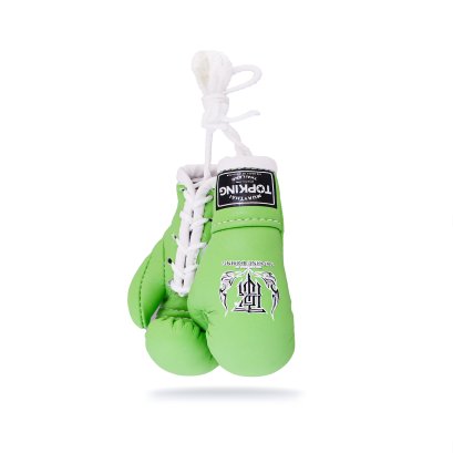 TOPKING GREEN HANGING MIRROR BOXING GLOVES