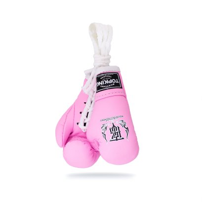TOPKING PINK HANGING MIRROR BOXING GLOVES