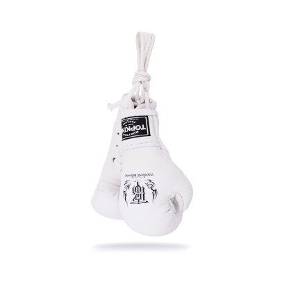 TOPKING WHITE HANGING MIRROR BOXING GLOVES