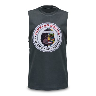 TOPKING SLEEVELESS SHIRT GREY 030