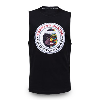 TOPKING SLEEVELESS SHIRT BLACK 030