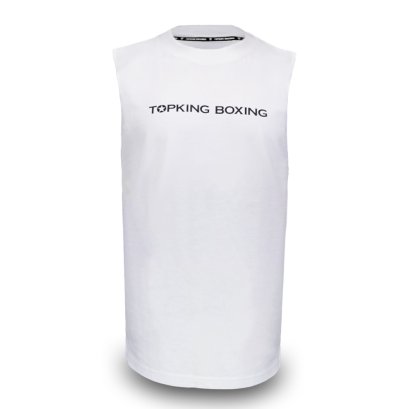 TOPKING SLEEVELESS SHIRT WHITE 029