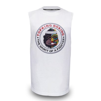 TOPKING SLEEVELESS SHIRT WHITE 030