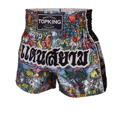 TOPKING THAI BOXING SHORTS BLACK 225