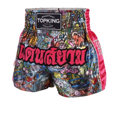 TOPKING THAI BOXING SHORTS PINK 225