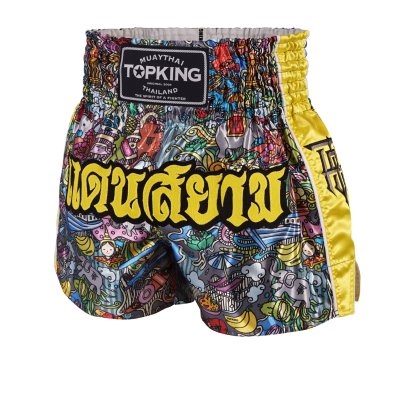TOPKING THAI BOXING SHORTS YELLOW 225