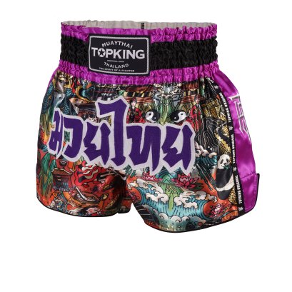 TOPKING THAI BOXING SHORTS PURPLE 226