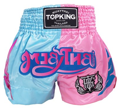 TOPKING THAI BOXING SHORTS LIGHT BLUE 250