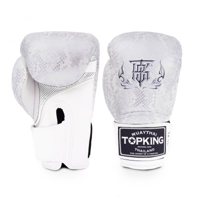 TOPKING GLOVES WHITE SILVER SUPER AIR SNAKE