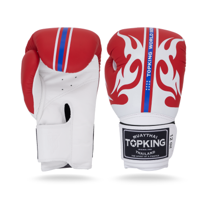 TOPKING GLOVES WHITE RED WORLD SERIES