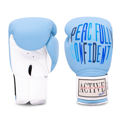 TOPKING GLOVES LIGHT BLUE ACTIVE MUAYTHAI