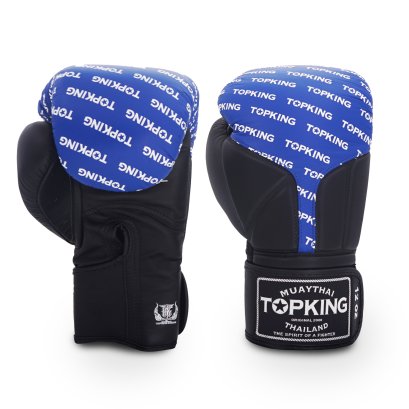 TOPKING GLOVES BLACK BLUE FULL IMPACT