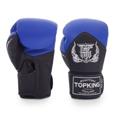 Top King GLOVES BLEND — BLACK BLUE
