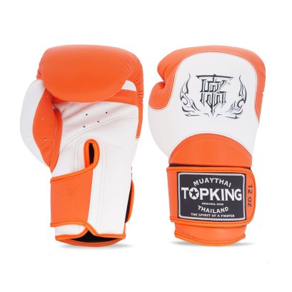 TOPKING GLOVES WHITE ORANGE MODERNITY