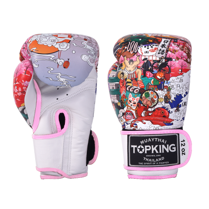 Top King GLOVES JAPAN CULTURE — WHITE PINK