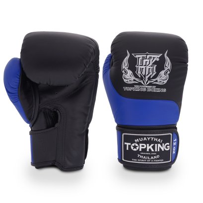 TOPKING GLOVES BLACK BLUE POWER