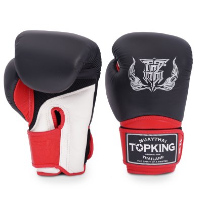 TOPKING GLOVES WHITE BLACK RED SUPER AIR