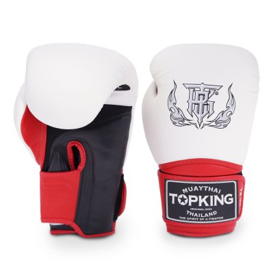 TOPKING GLOVES BLACK WHITE RED SUPER AIR