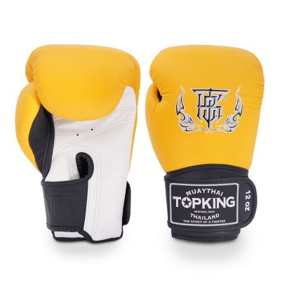 TOPKING GLOVES WHITE YELLOW BLACK SUPER