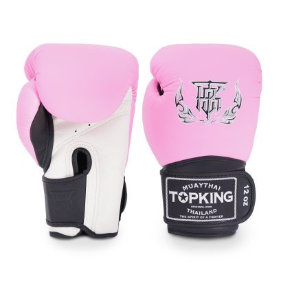TOPKING GLOVES WHITE PINK BLACK SUPER