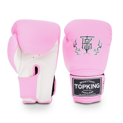 TOPKING GLOVES WHITE PINK SUPER