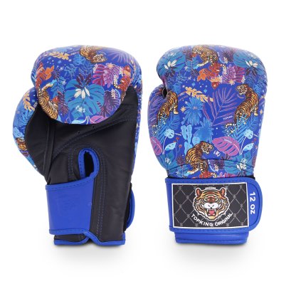 Top King GLOVES WILD TIGER KING — BLACK BLUE