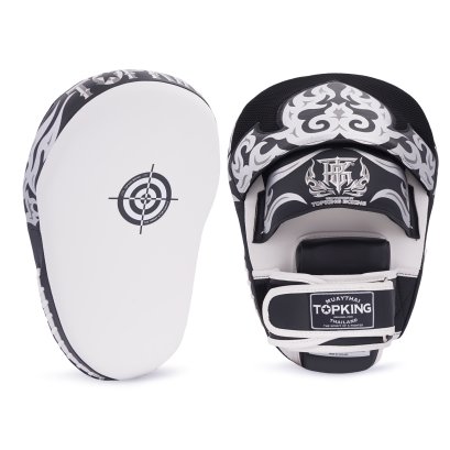 TOPKING FOCUS MITTS WHITE BLACK " KANOK "