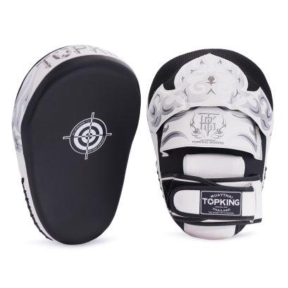 TOPKING FOCUS MITTS BLACK WHITE " KANOK "