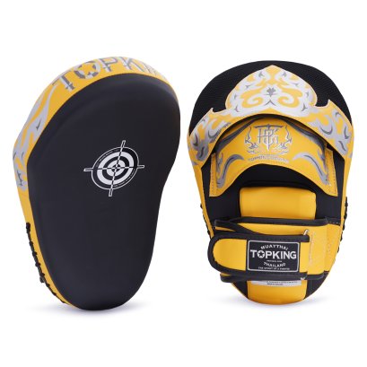 TOPKING FOCUS MITTS BLACK YELLOW " KANOK "