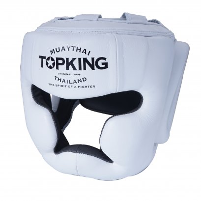 TOPKING HEAD GUARD “EXTRA COVERAGE” TRAINING LACE-UP & VELCRO CLOSURE
