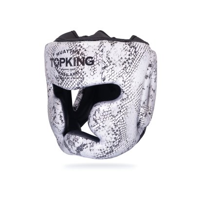 TOPKING HEAD GUARD BLACK SILVER SUPER SNAKE