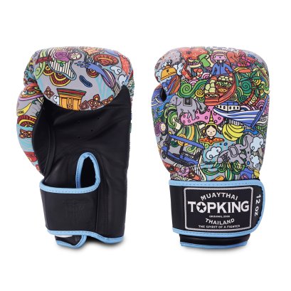 TOPKING GLOVES BLACK THAI CULTURE