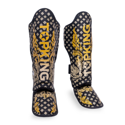 TOPKING SHIN GUARDS BLACK KANOK2