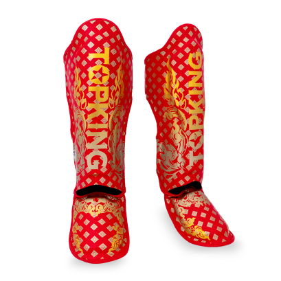 TOPKING SHIN GUARDS RED KANOK2