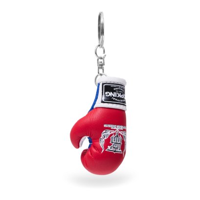 TOPKING BLUE RED WHITE MINI GLOVES KEY RINGS