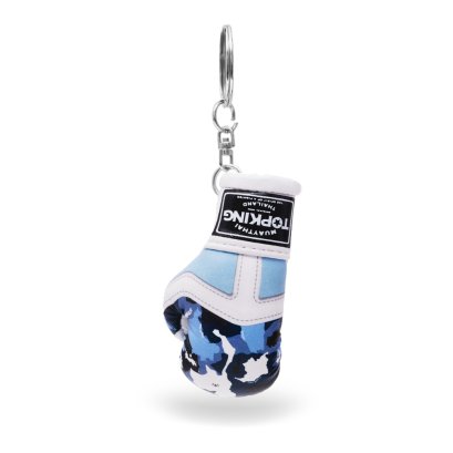 TOPKING BLUE CAMOUFLAGE MINI GLOVES KEY RINGS