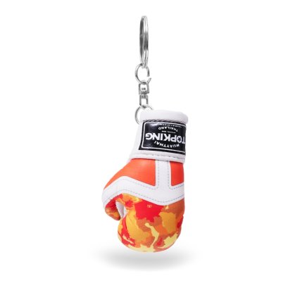 TOPKING ORANGE CAMOUFLAGE MINI GLOVES KEY RINGS