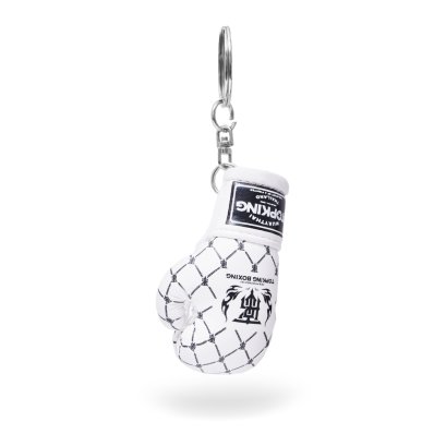 TOPKING WHITE CHAIN MINI GLOVES KEY RINGS