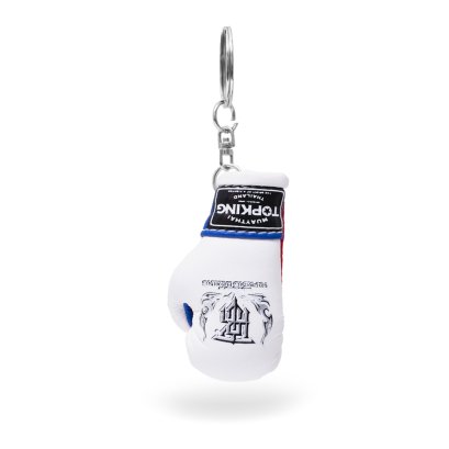 TOPKING RED WHITE BLUE MINI GLOVES KEY RINGS